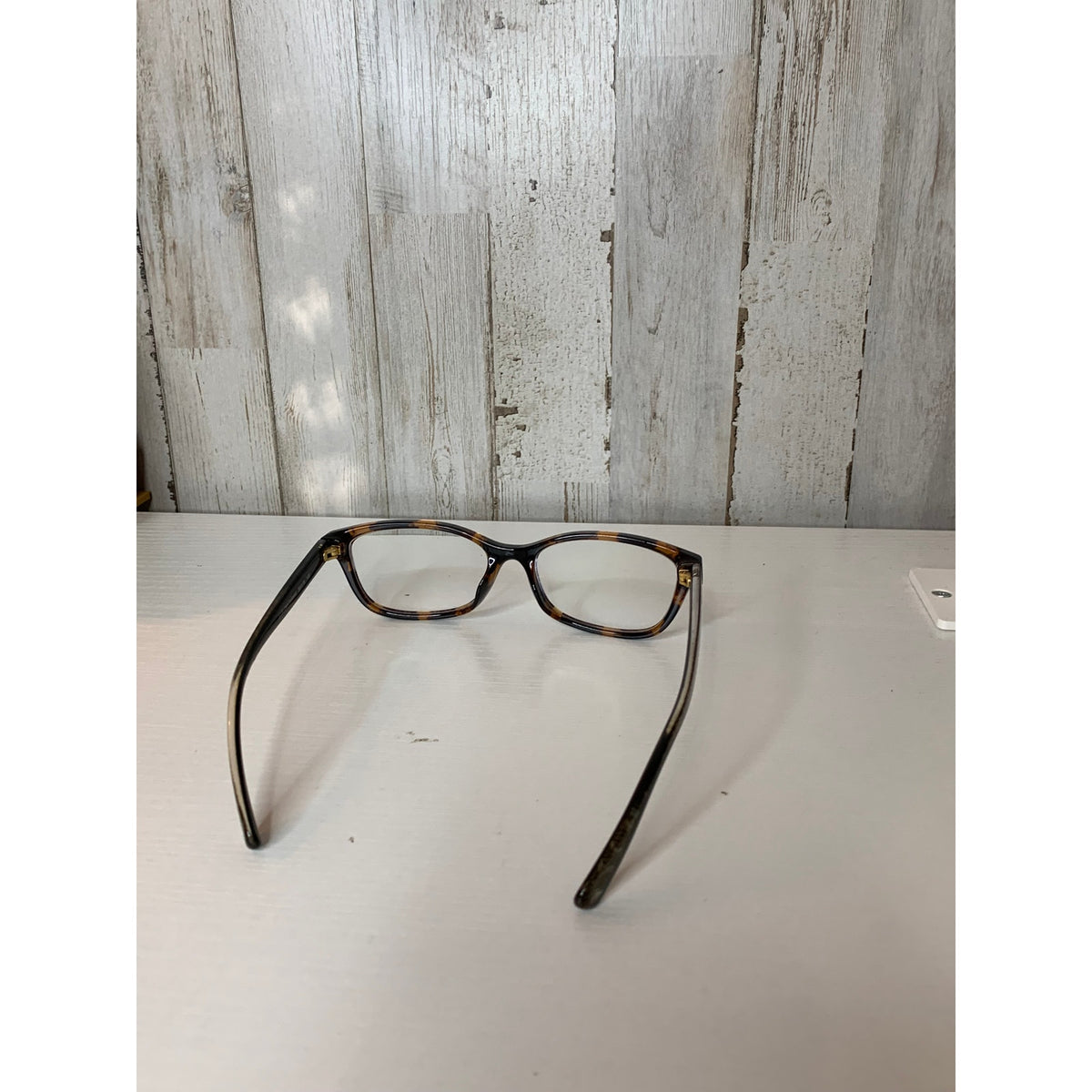 Coach Prescription Eyeglasses Frames Womens Dark Tortoise Rectangular Full Rim