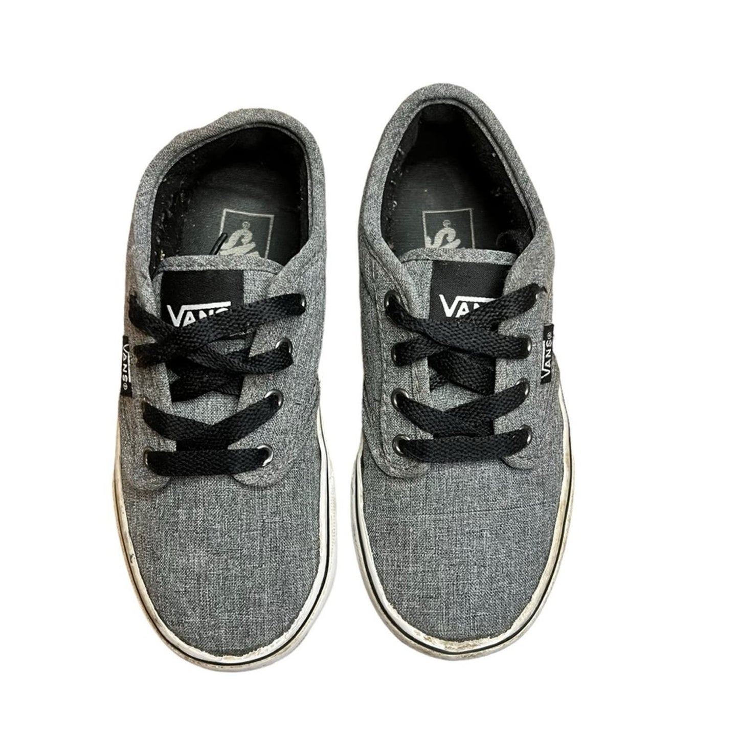 Vans Winston Rock Boy's Low Top Lace Up Grey Skate Shoes - Youth Size 12.5