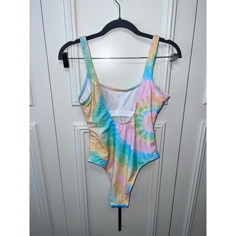 NWT Stoney Clover Lane Women's Tie-Dye One Piece Swimsuit Size Small Multicolor