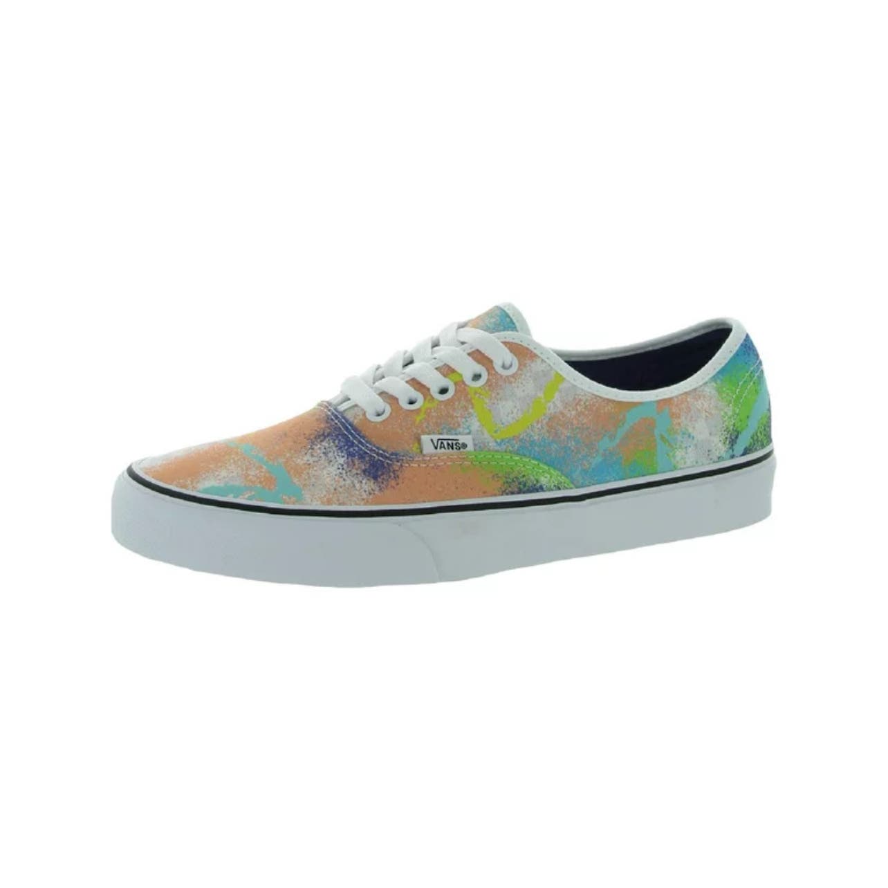 VANS Authentic Retro Mart Multi-Color Canvas Lace-up Sneakers Mens 5.5/Women's 7