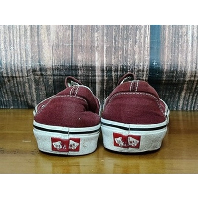 Vans Classic Slip-On Skate Shoes Brick Red Men's 5.5 / Women's 7