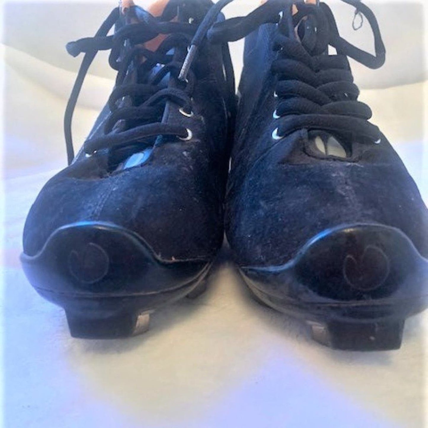 Verdero black metal high-tops baseball cleats 10M