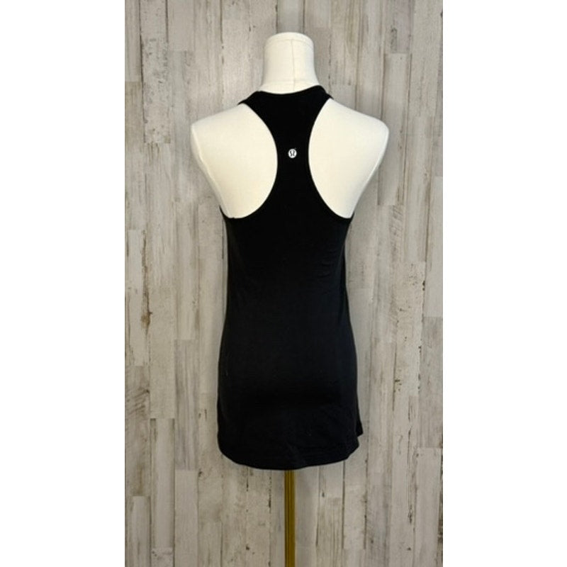 Lululemon Women's Black Racerback Tank Top Size 4 Sleeveless Casual