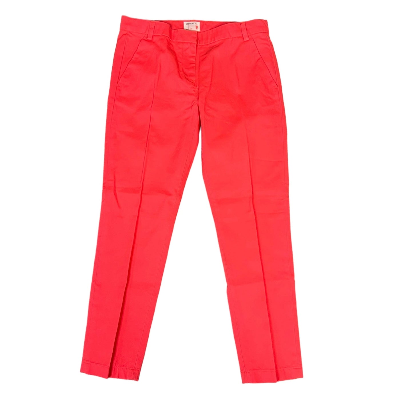 NWT Crewcuts Kids' Slim Fit Coral Chino Pants Size 14 Comfortable Stretchy