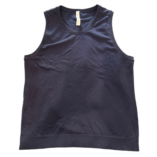 Athleta Women’s Medium Navy Blue Breathable Mesh Workout Tank Top