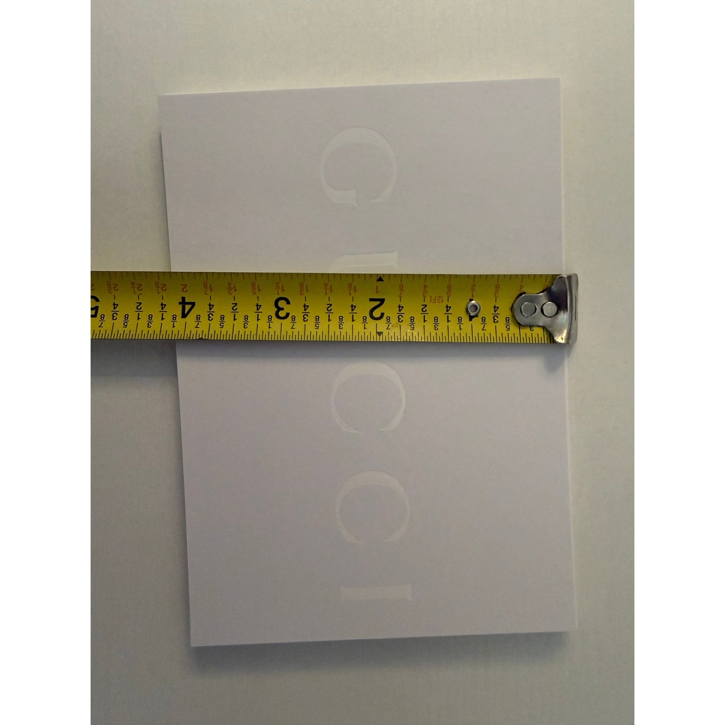 Gucci Embossed Logo Gift Cards & Envelopes White Lot of 10 6x4