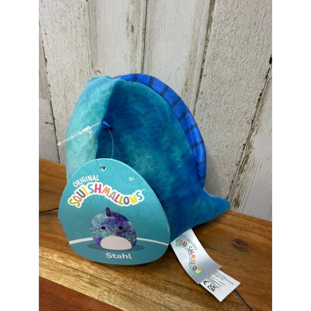 NWT Squishmallows Stahl the Blue Dinosaur 5" Plush Toy