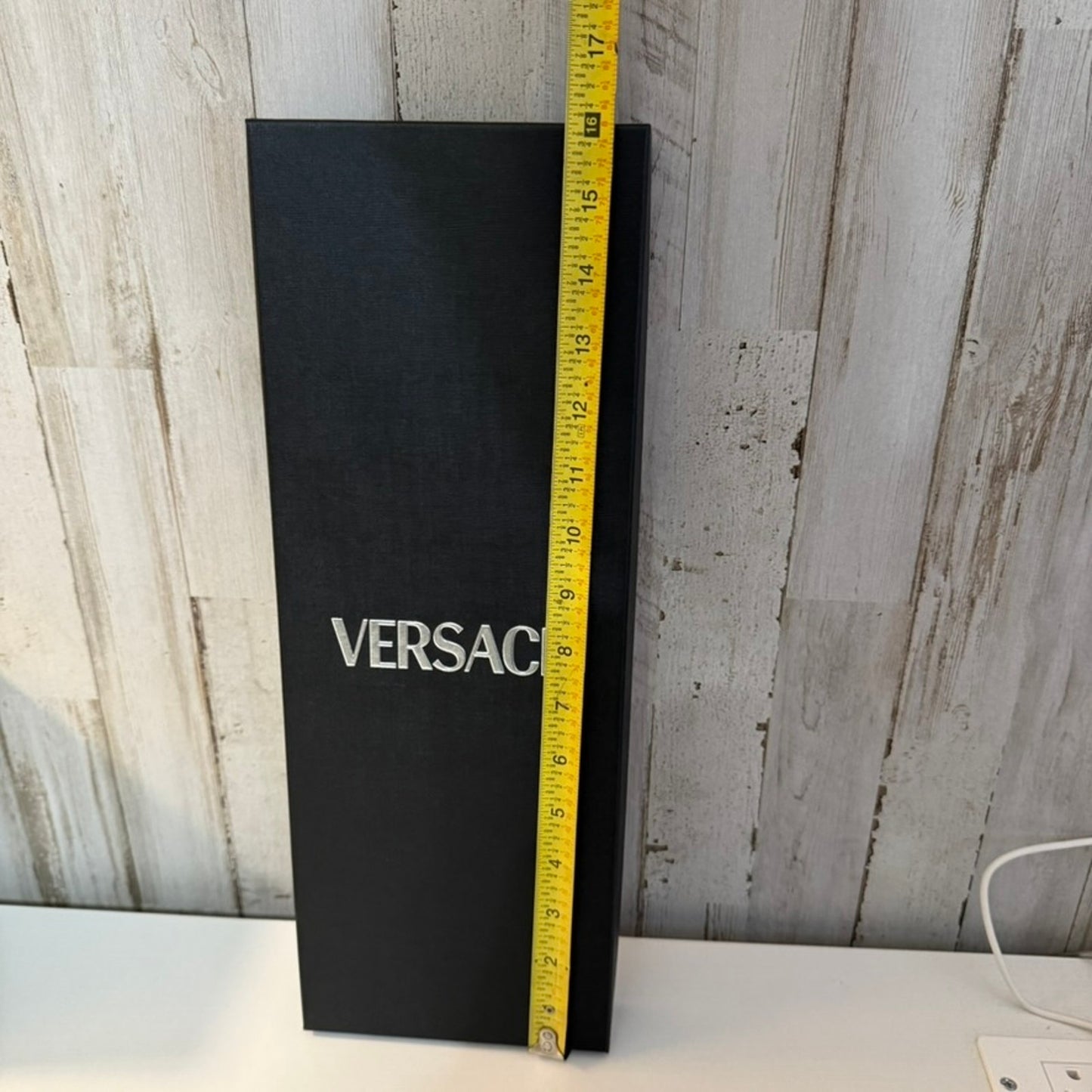 Versace Black Logo Empty Gift Box Lid & Base Designer Packaging Storage