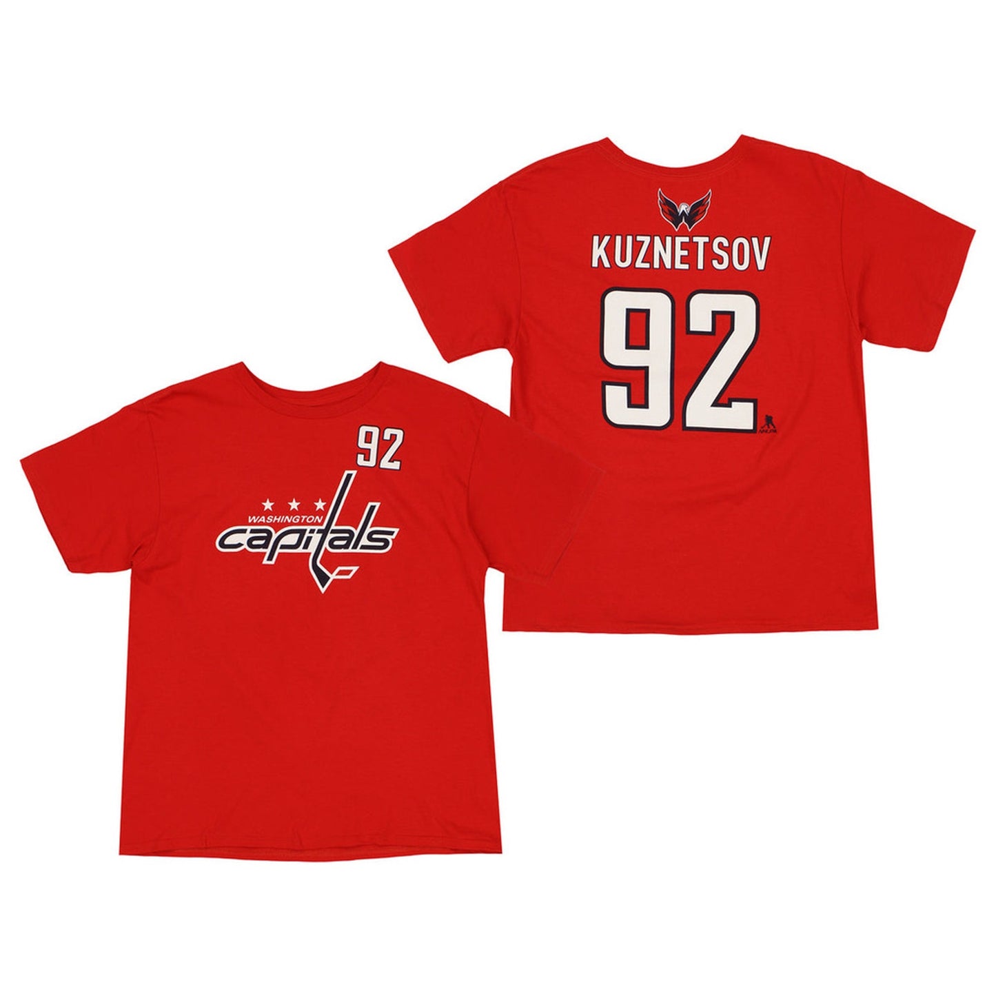 NWT NHL Washington Capitals #92 Kuznetsov Red T-Shirt Kids Size Medium