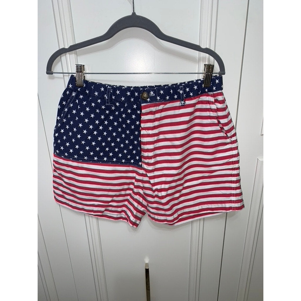 Chubbies Men's Bermuda Shorts Medium American Flag Patriotic Casual Summer