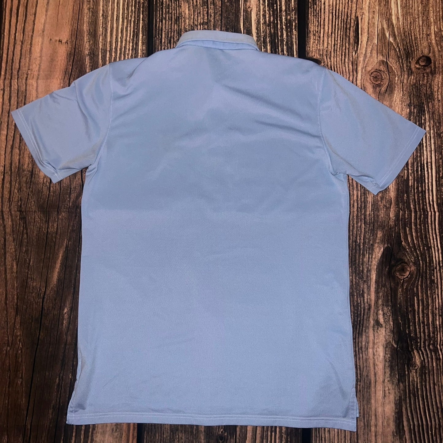 Holderness & Bourne Men's Medium Light Blue Short Sleeve Casual Polo Shirt