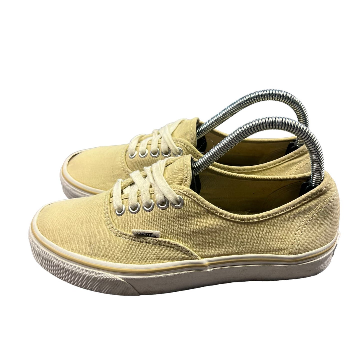 VANS 44 DX Authentic Unisex Khaki/Beige Canvas Low Top Lace Up Sneakers M6.5/W8