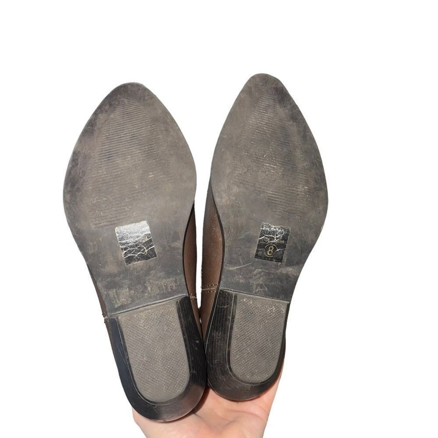 Soda Women's Western Cowboy Boots Brown Mid-Calf Pull On Pointed Toe Size 8