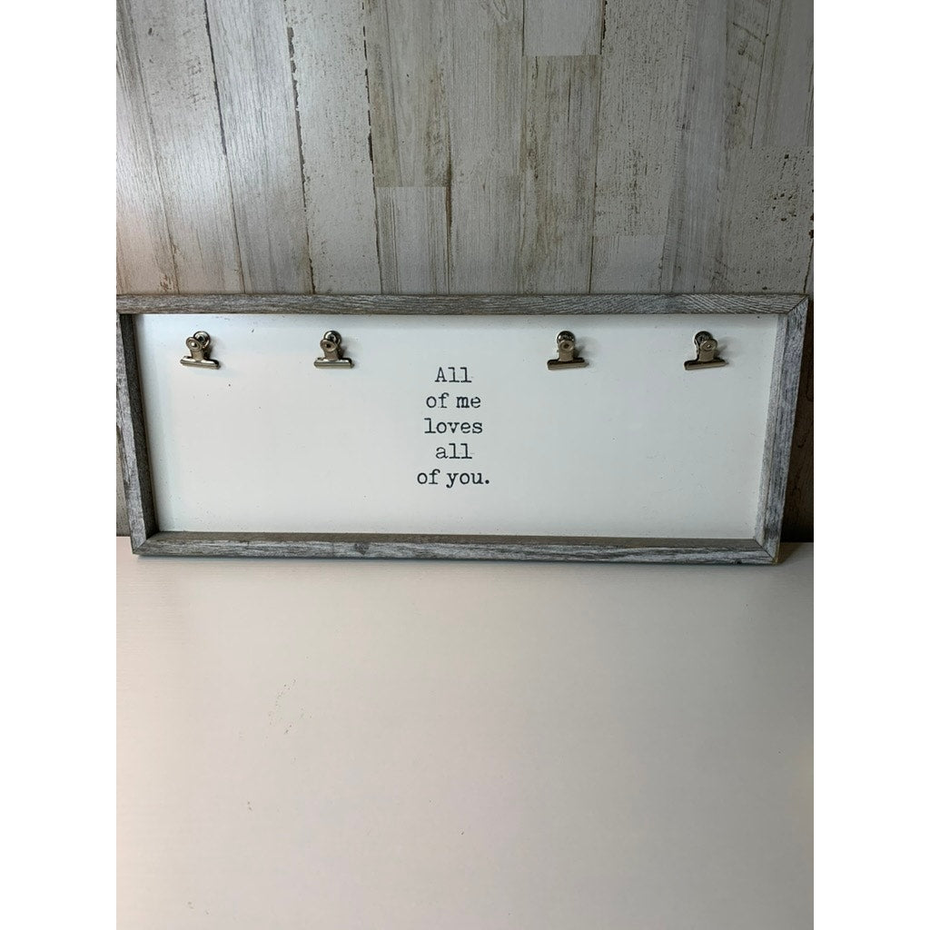 Graham & Brown Framed Wall Sign Gray Rustic Farmhouse