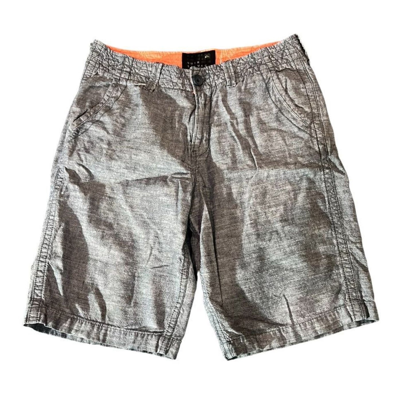 Men's QuikSilver Grey Bermuda Shorts Size 32