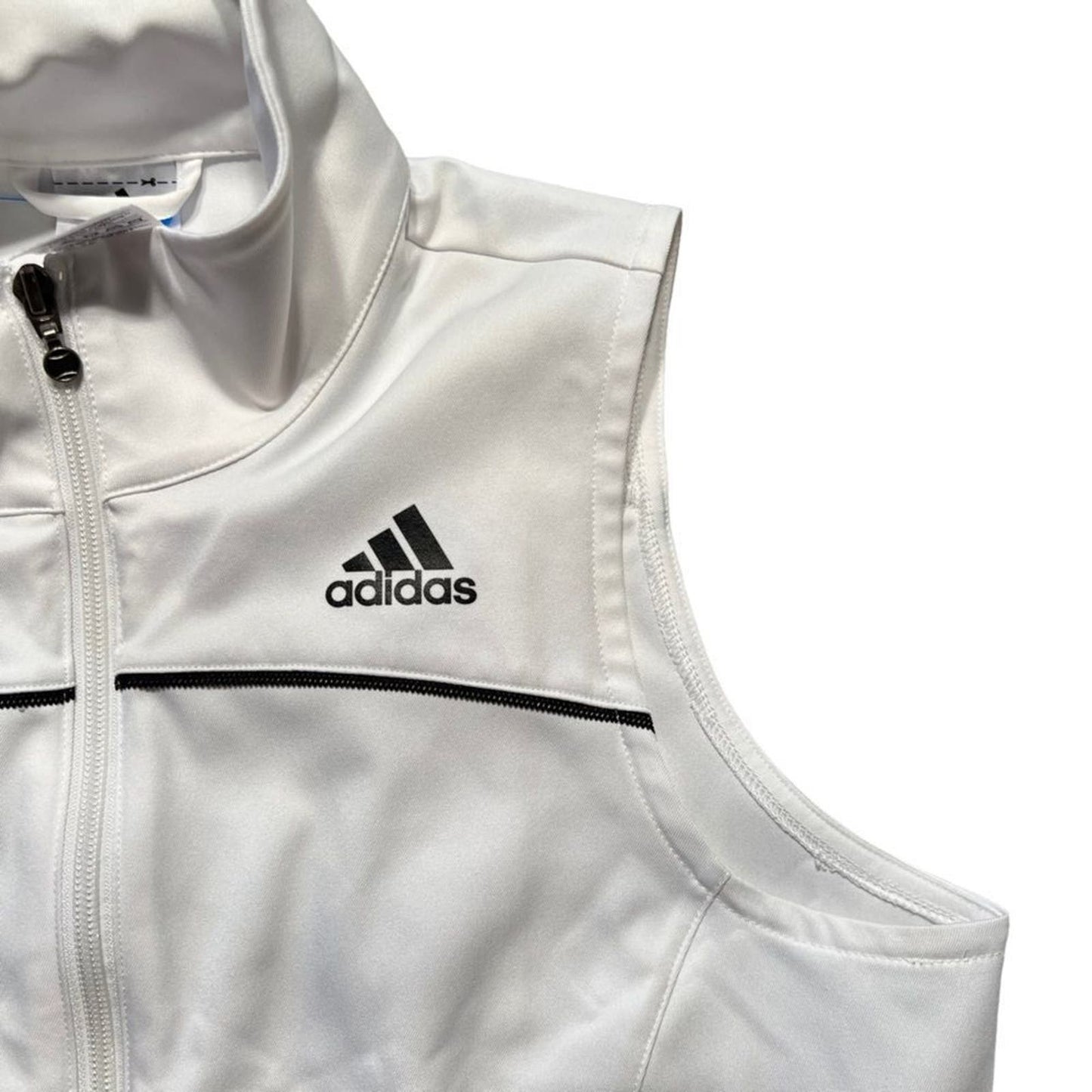 Adidas White Professional Tennis Registry Vest Medium