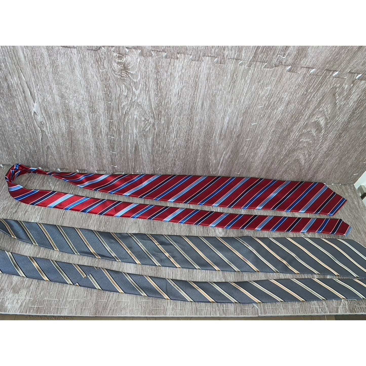 Saddlebred Men's Designer Striped Tie Set Multicolor 5 Piece Collection