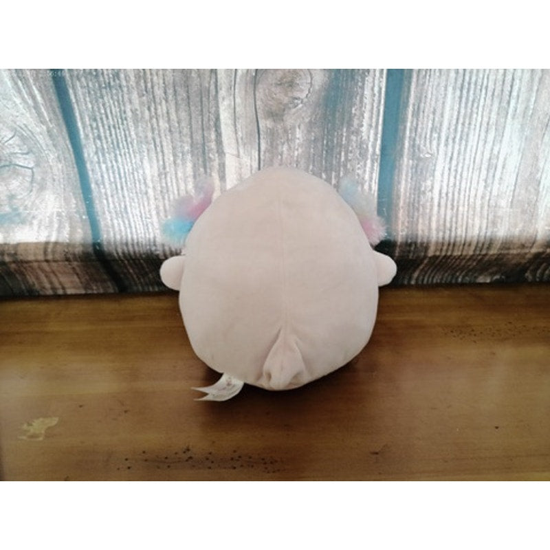 Squishmallows Pastel Pink Narwhal Plush Stuffed Animal Rainbow Mane Tail 8"