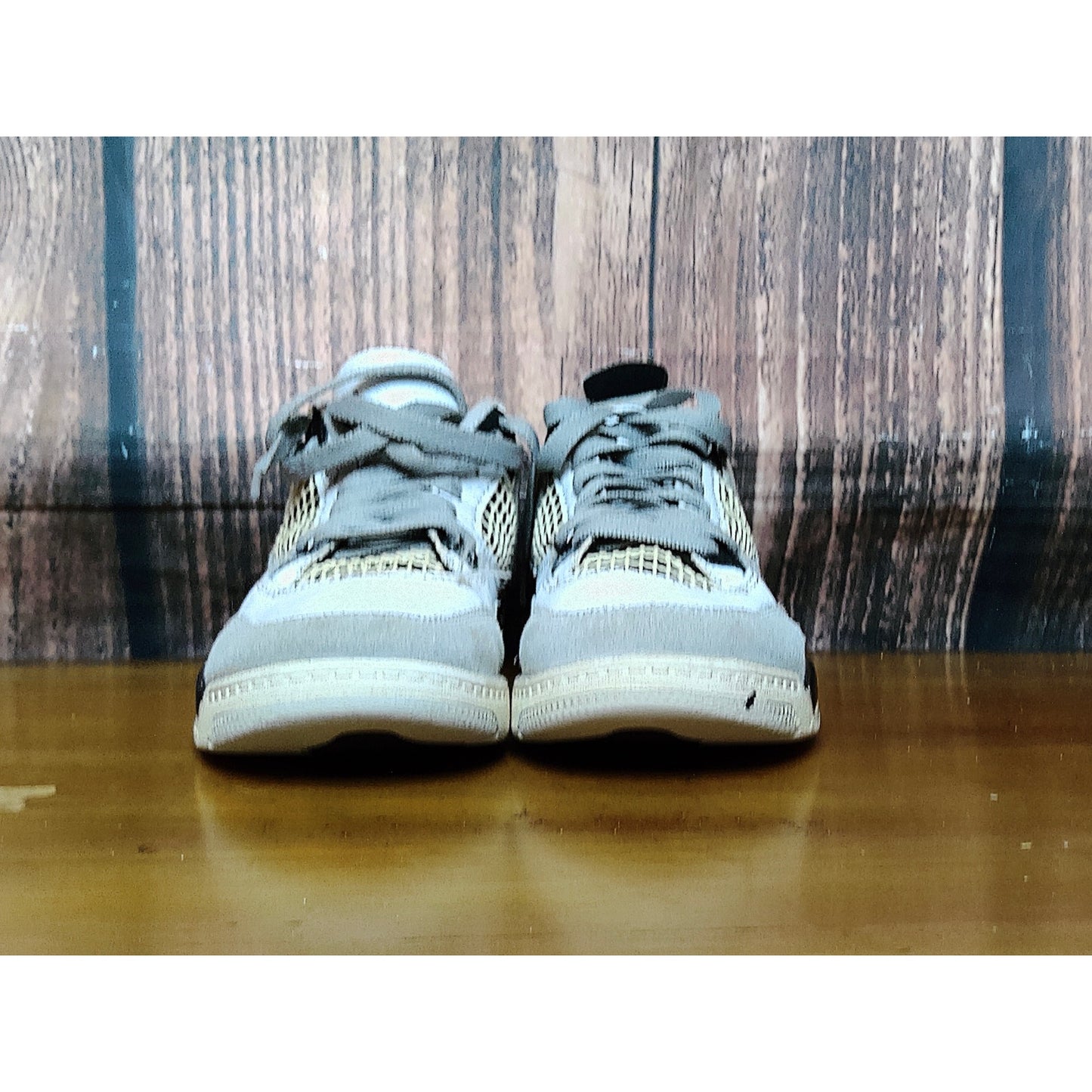 Jordan Air Jordan 4 Retro Military Black GS Sneakers White Black Grey