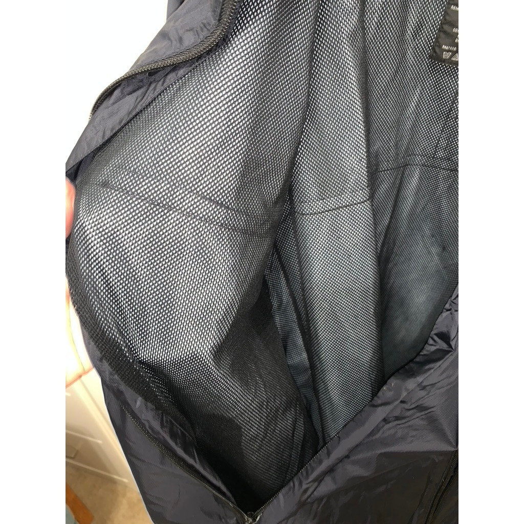Nautica Competition Men's Black Windbreaker Jacket Size Large Casual