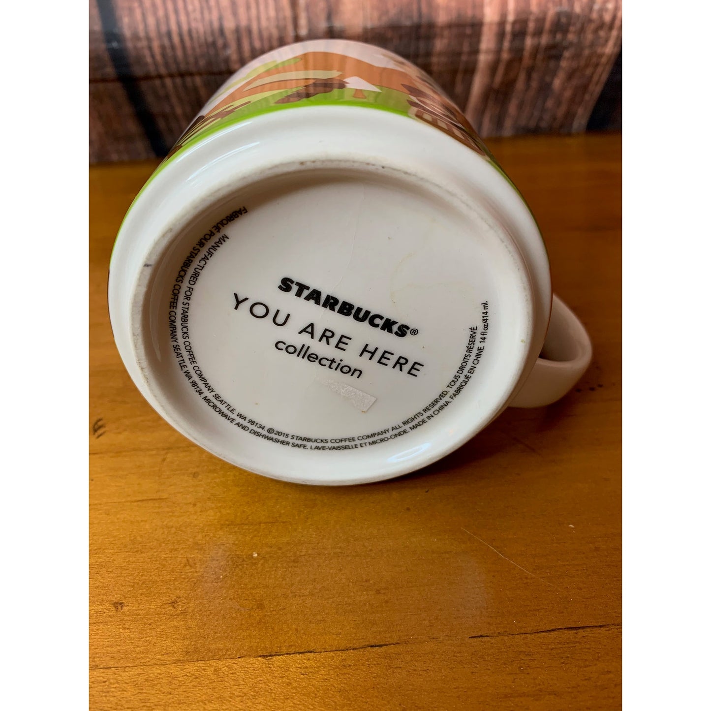 Starbucks You Are Here Collection Tennessee Coffee Mug 14 oz