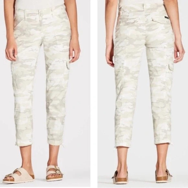 Anthropologie Sanctuary Women's Small High-Rise Camo Cargo Joggers