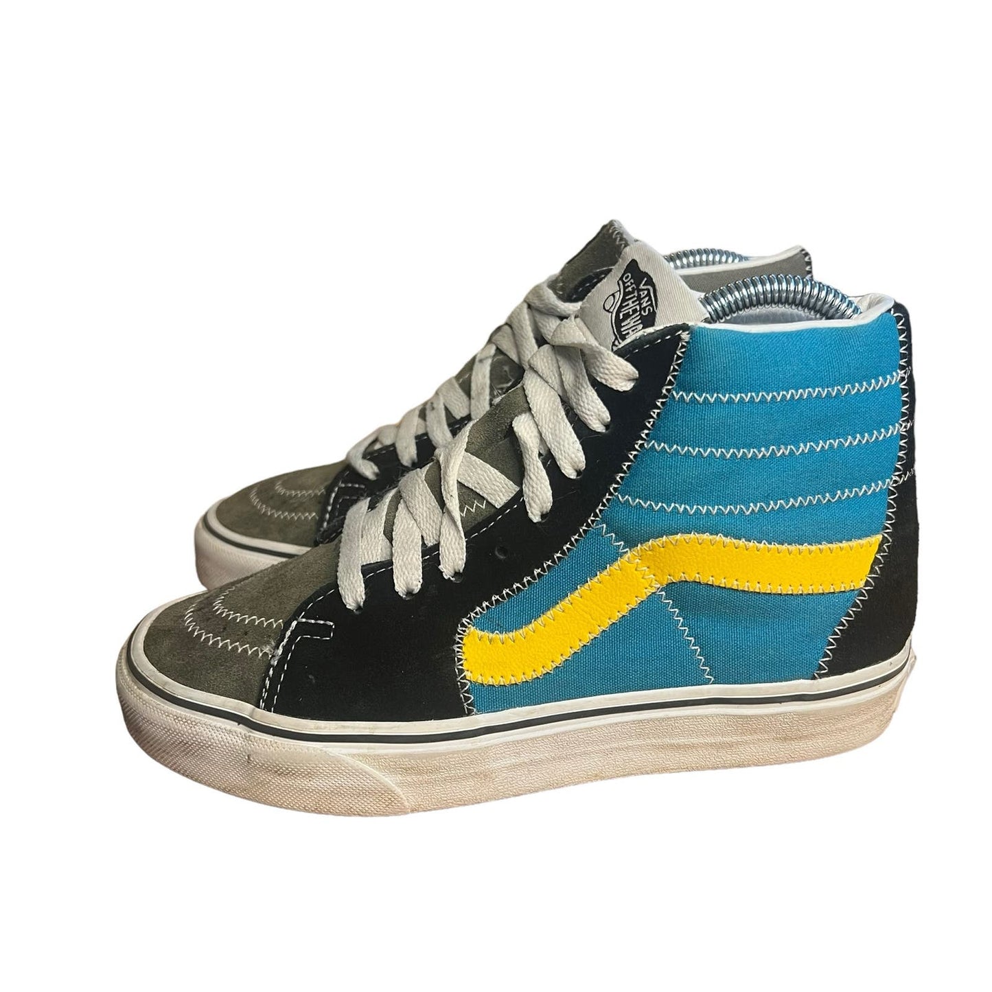 Vans Sk8-Hi Zig Zag High Top Sneakers Multicolor Skate Shoes Women’s Size 5