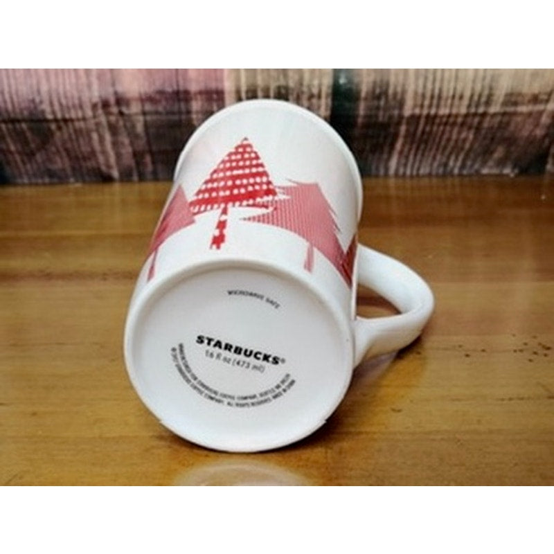 Starbucks Holiday Tall Mug Red 16 fl oz Coffee Cup 2011
