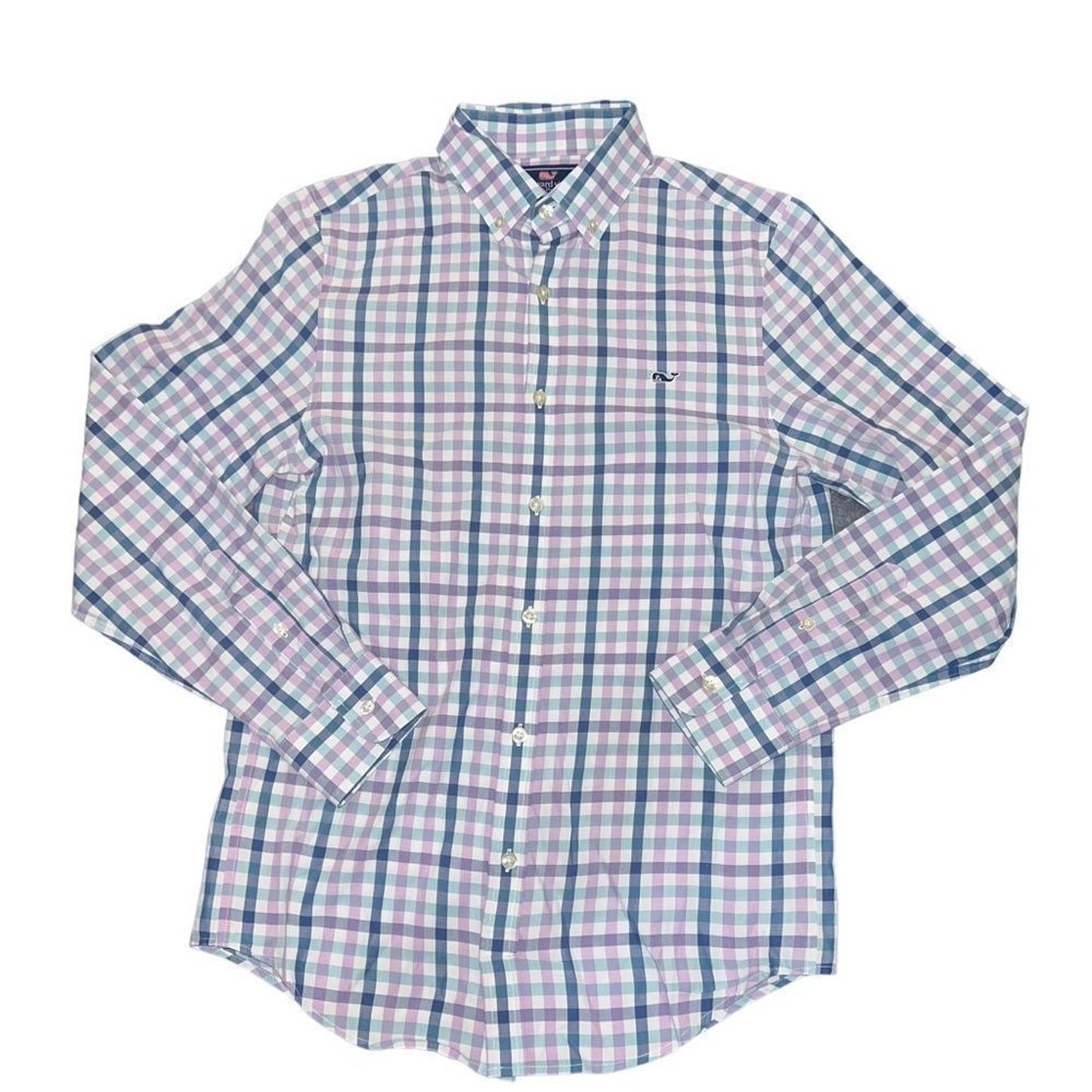 Vineyard Vines Shirt Men's XS Multicolor Plaid Slim Fit Button-Down