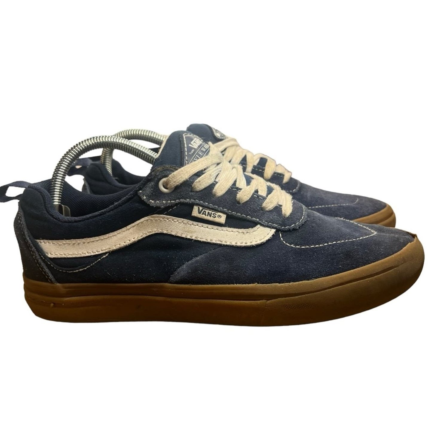 Vans Authentic Kyle Walker Pro Low Top Sneakers Dress Blue/Gum Men's Size 8.0