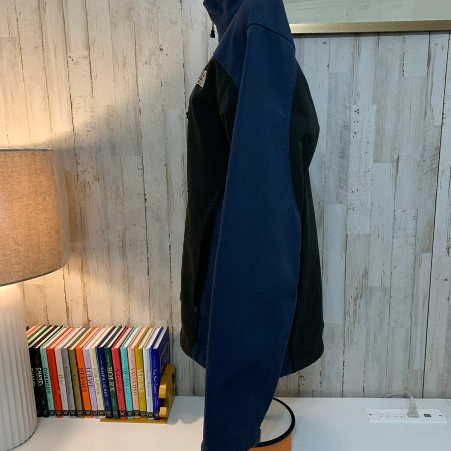 The North Face Mens Windbreaker Jacket Size M Black Blue