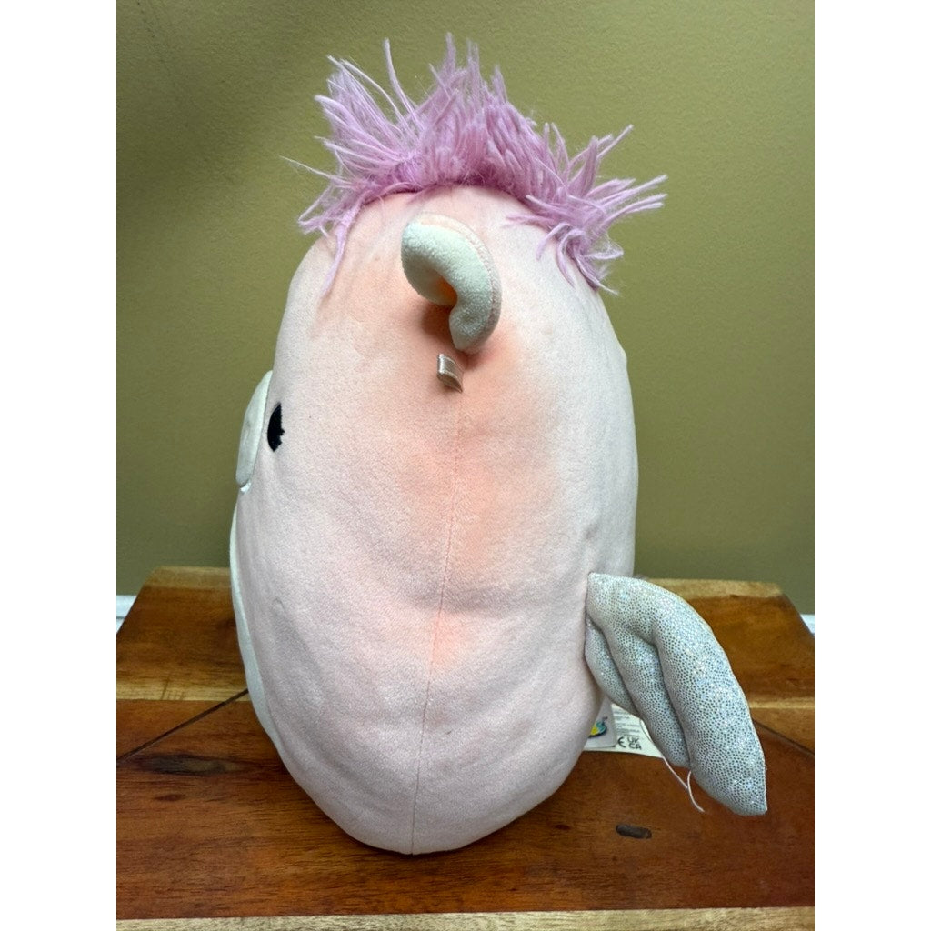 Squishmallows Pandora the Pegasus Pink Plush Toy Medium 8" Cuddly