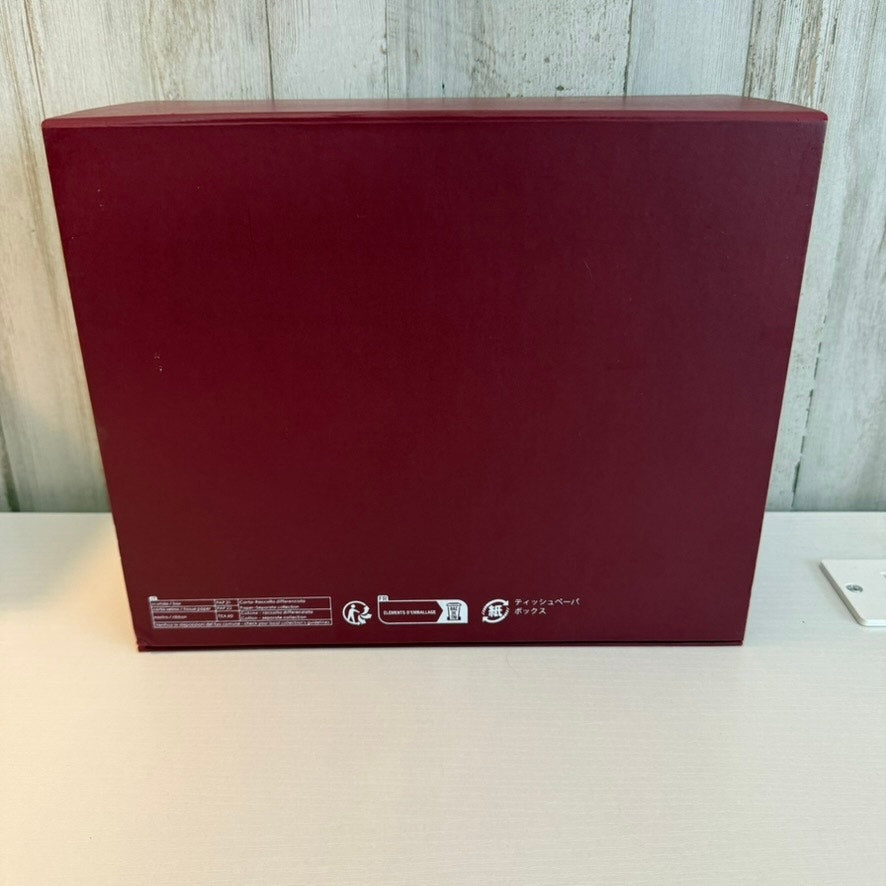 Gucci Burgundy Maroon Rigid Gift Presentation Box w/ Lid Large White Logo