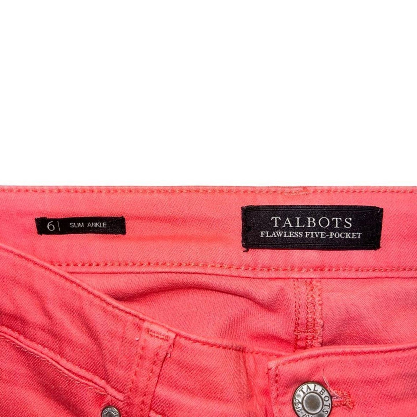 Talbots Flawless Five Pocket Slim Ankle Size 6