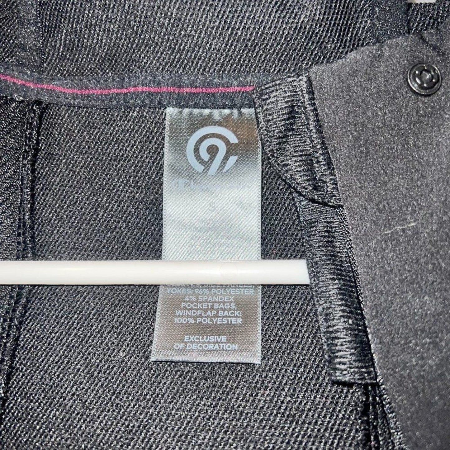 Champion C9 Jacket Womens Size Small Black Hooded Full Zip Athletic Stretch