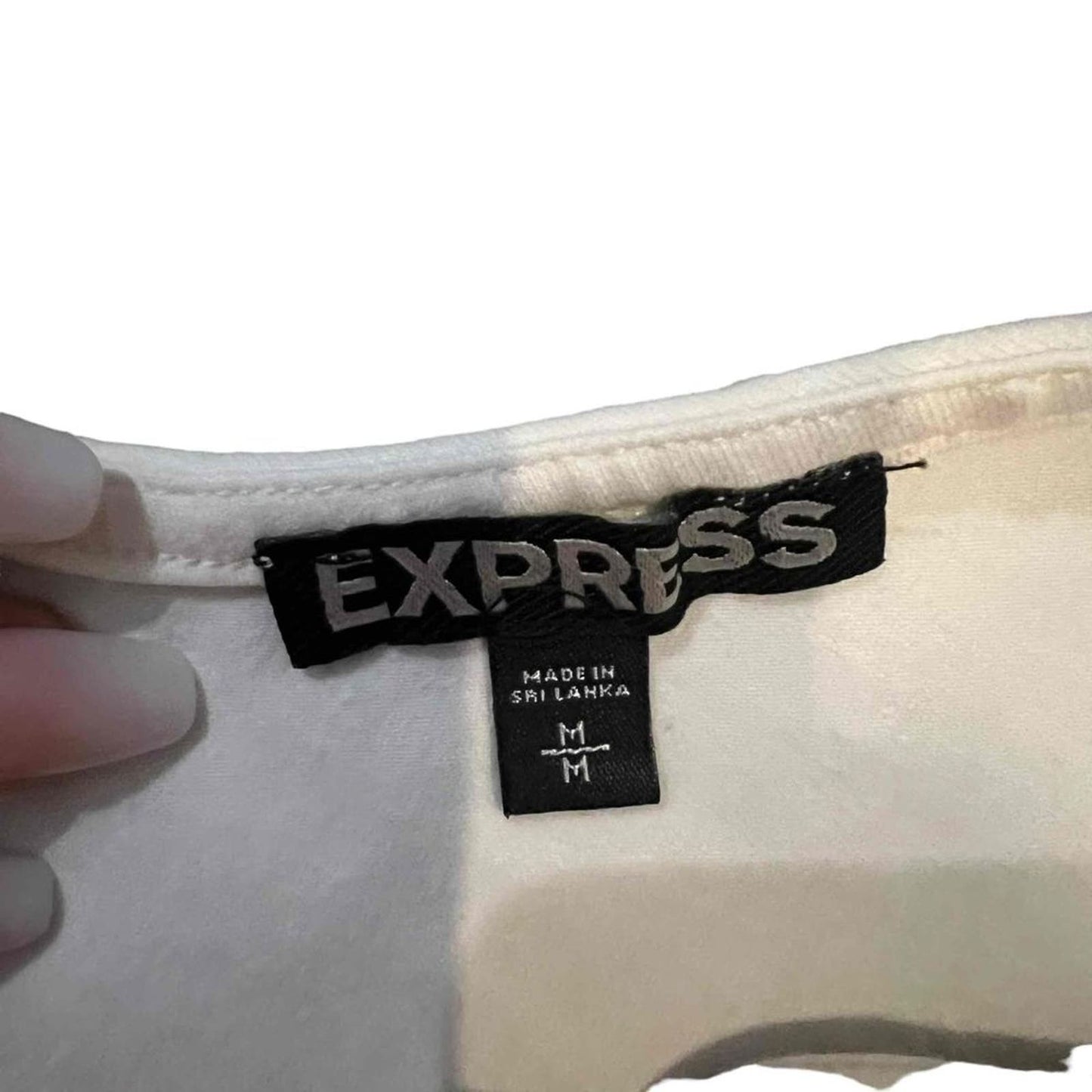 EXPRESS Sleeveless Color-Block Flared Skirt Dress Size Medium