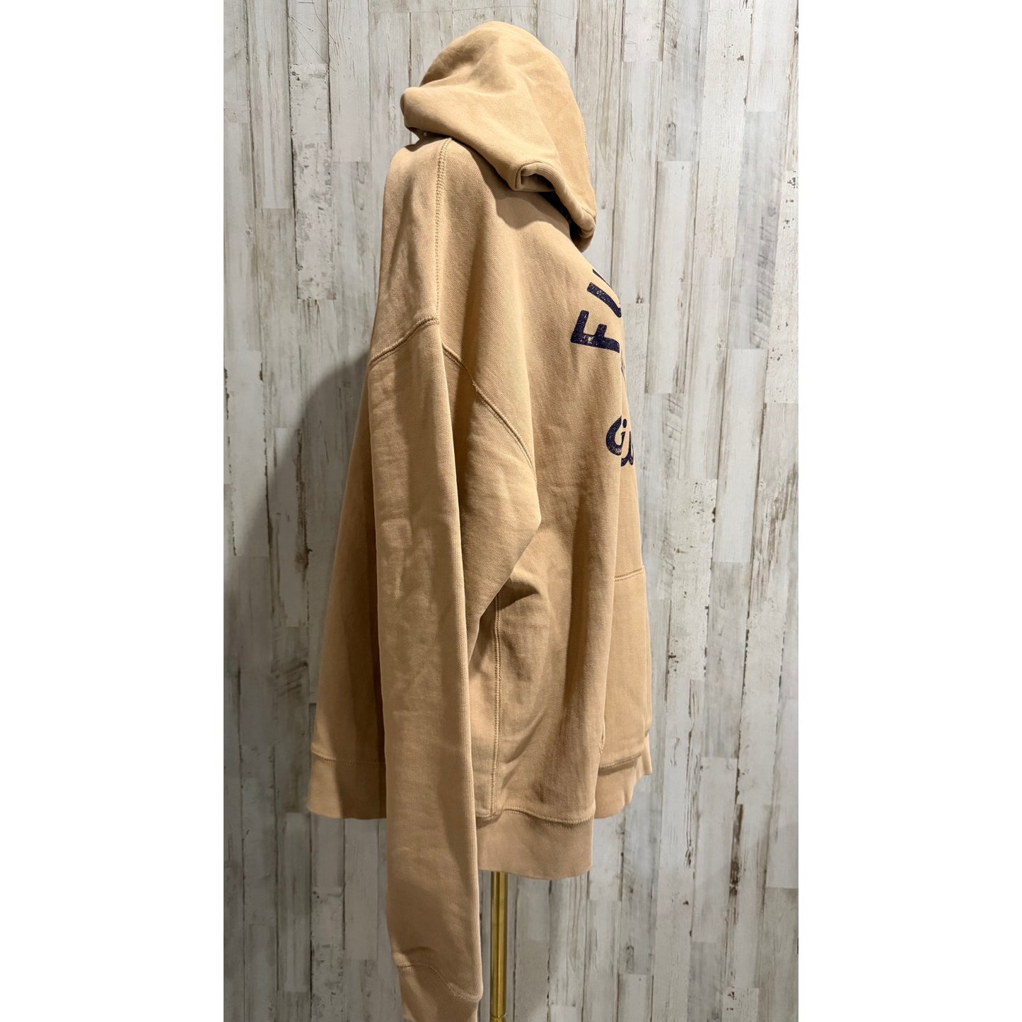 NWT 47 Furman University Paladins Mens Pullover Hoodie Beige Size Large