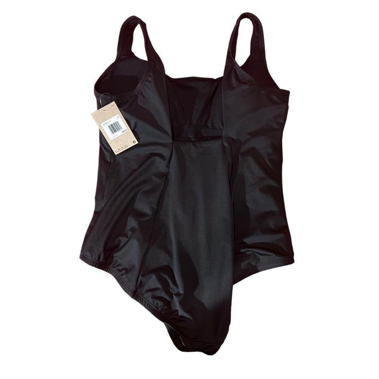 NWT Nike Essential U-Back Black One Piece Size 1X