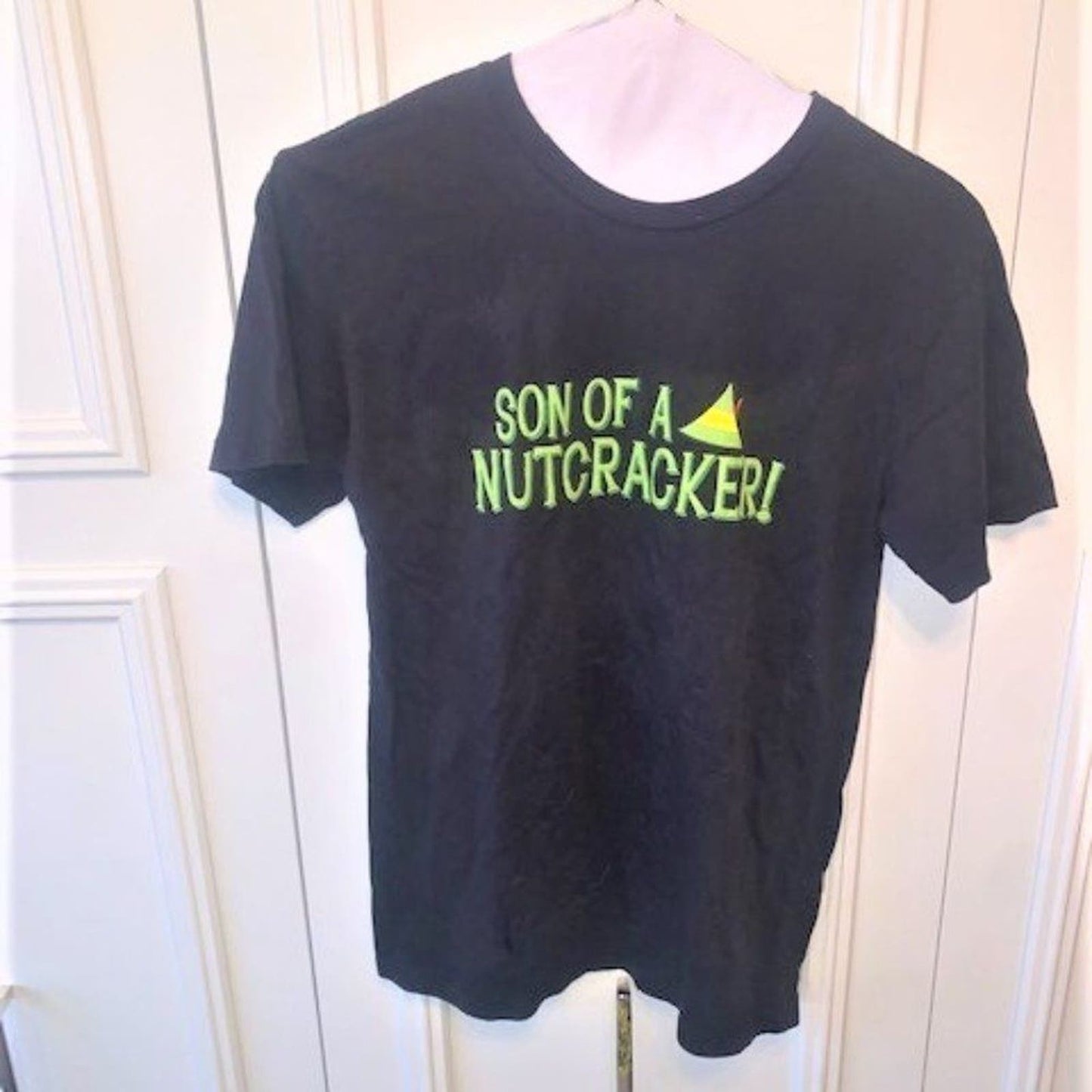 Elf Movie Son of a Nutcracker! black shirt M