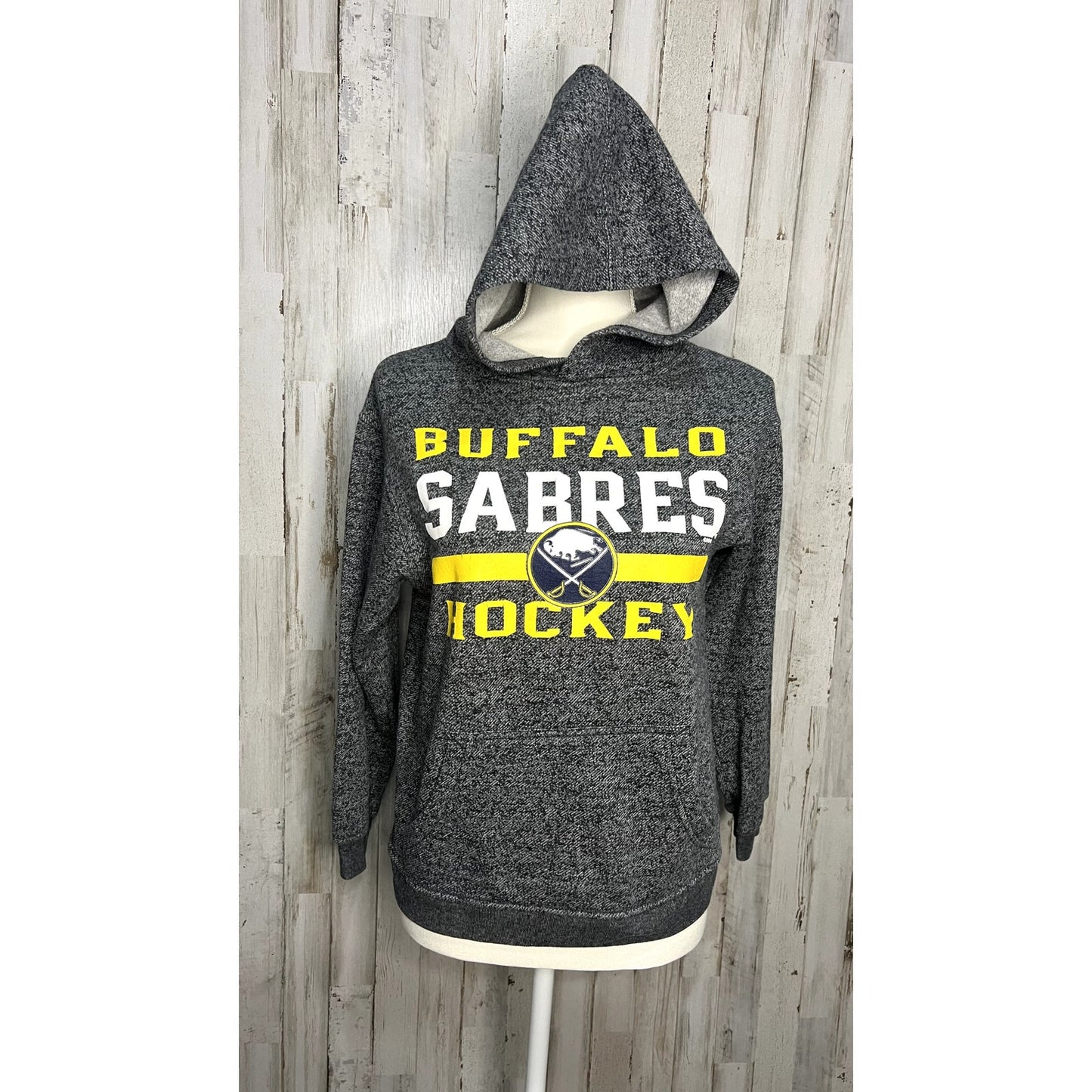 NHL Buffalo Sabres Youth Multicolor Graphic Hoodie Size Medium