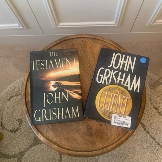 Set 2 John Grisham books The Client/The Testament