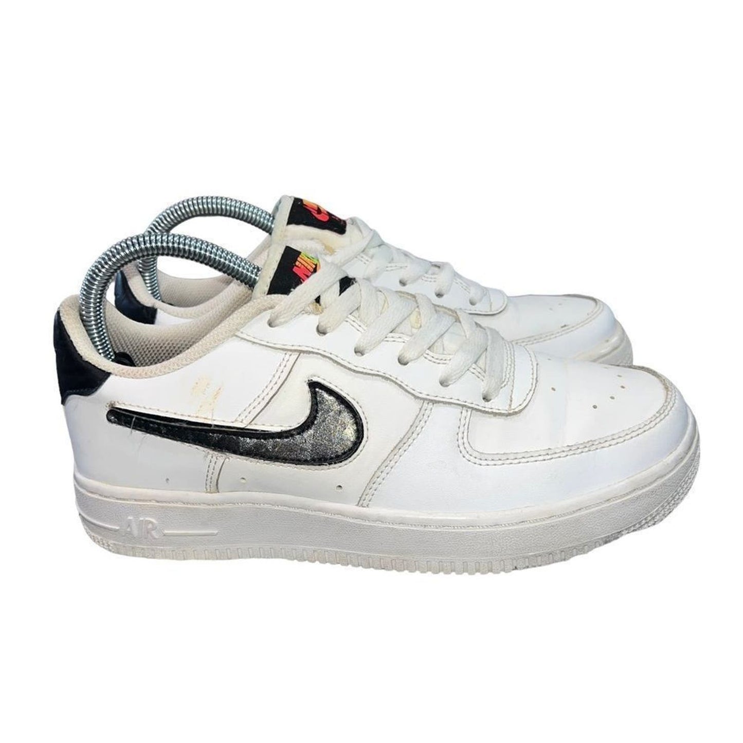 Nike Air Force 1 Removable/Alternate Swoosh LV8 Size 5.5Y