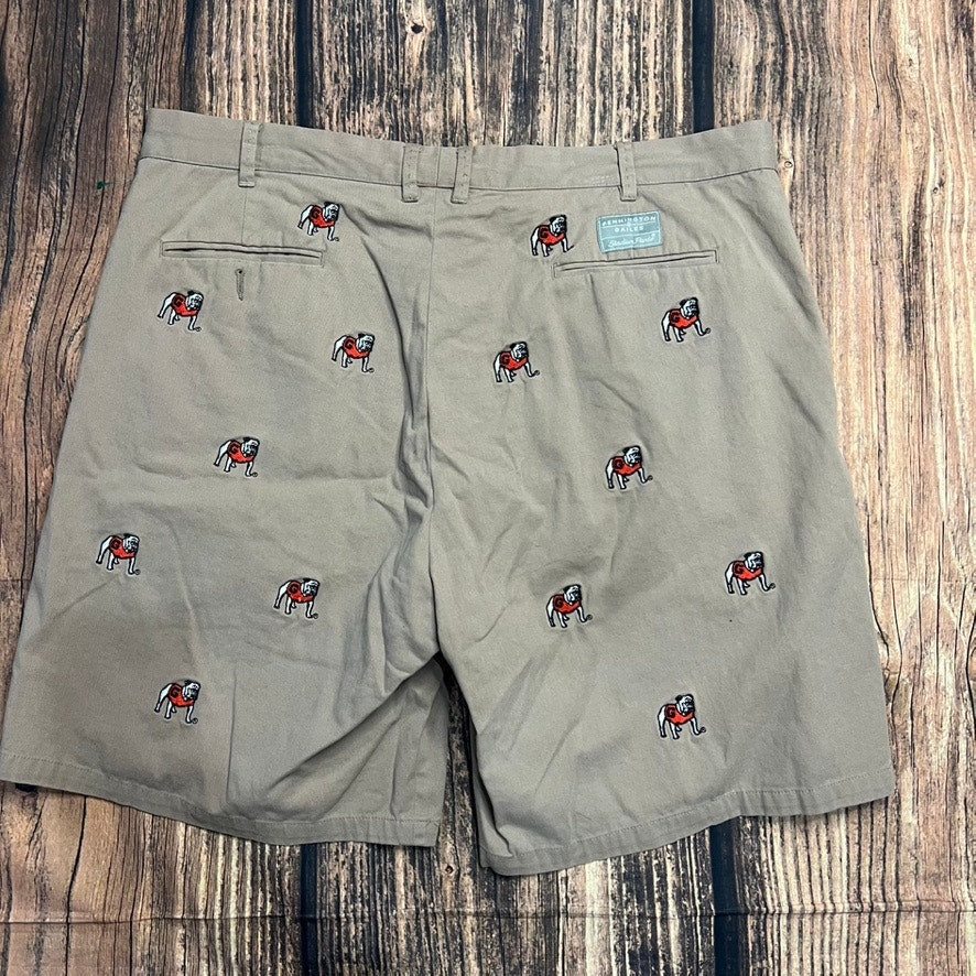 Pennington & Bailes Georgia Bulldogs Men's Khaki Chino Shorts Size 40