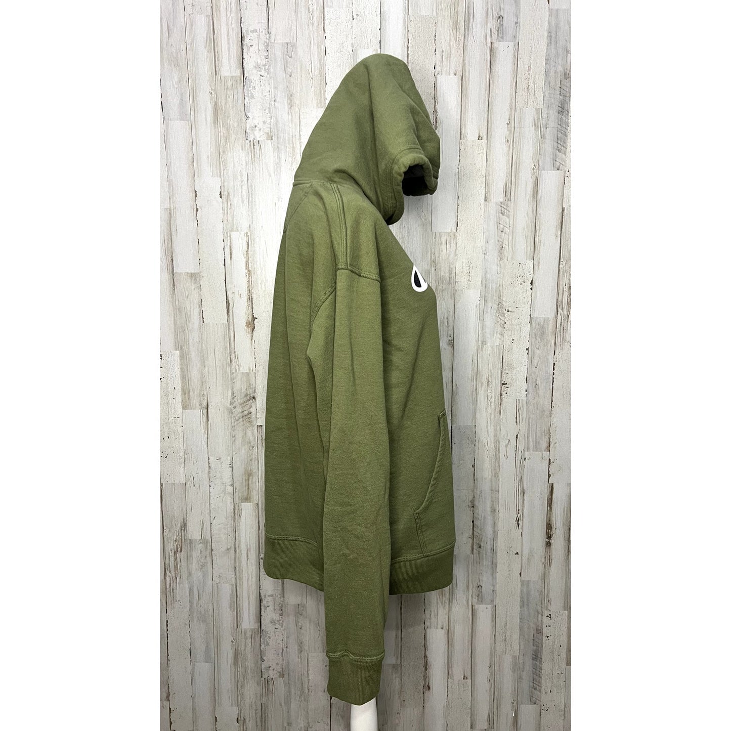 Champion Men's Medium Green Logo Pullover Hoodie