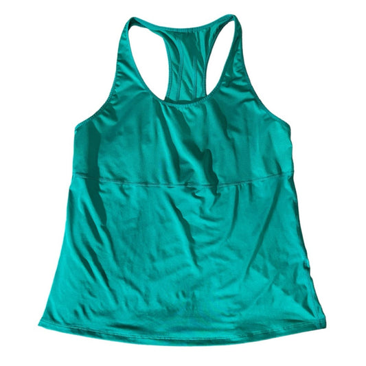 Fabletics Women's Large Teal Racerback Tank Top