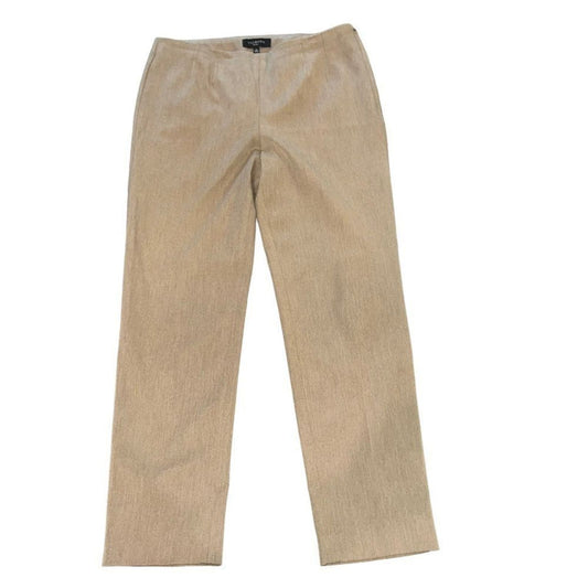 Talbots Petite Tan Pull On Ankle Pants Size 8P