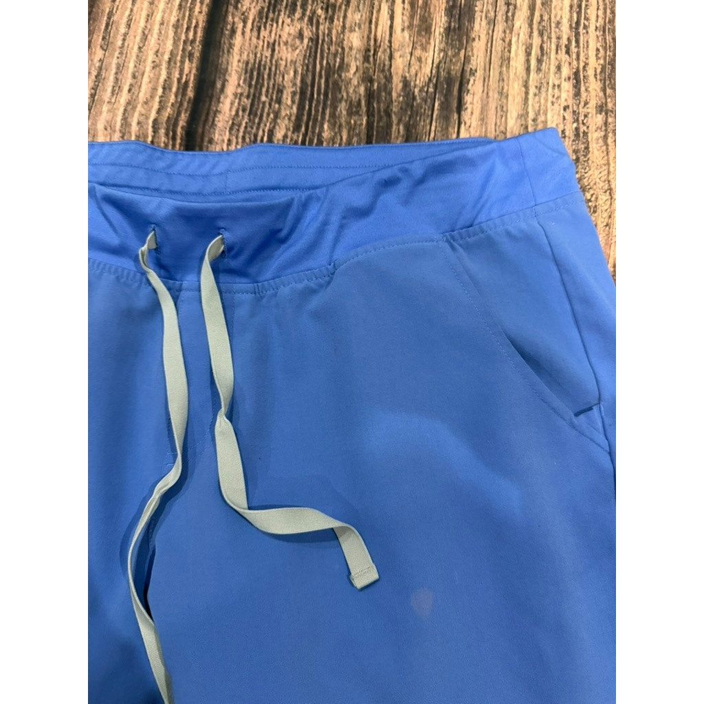 Figs Zamora Jogger Scrub Pants Women's XL Blue Workwear