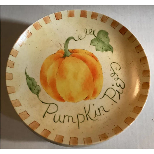 Set 12 “Pumpkin Pie” 8.25" Dessert Plates