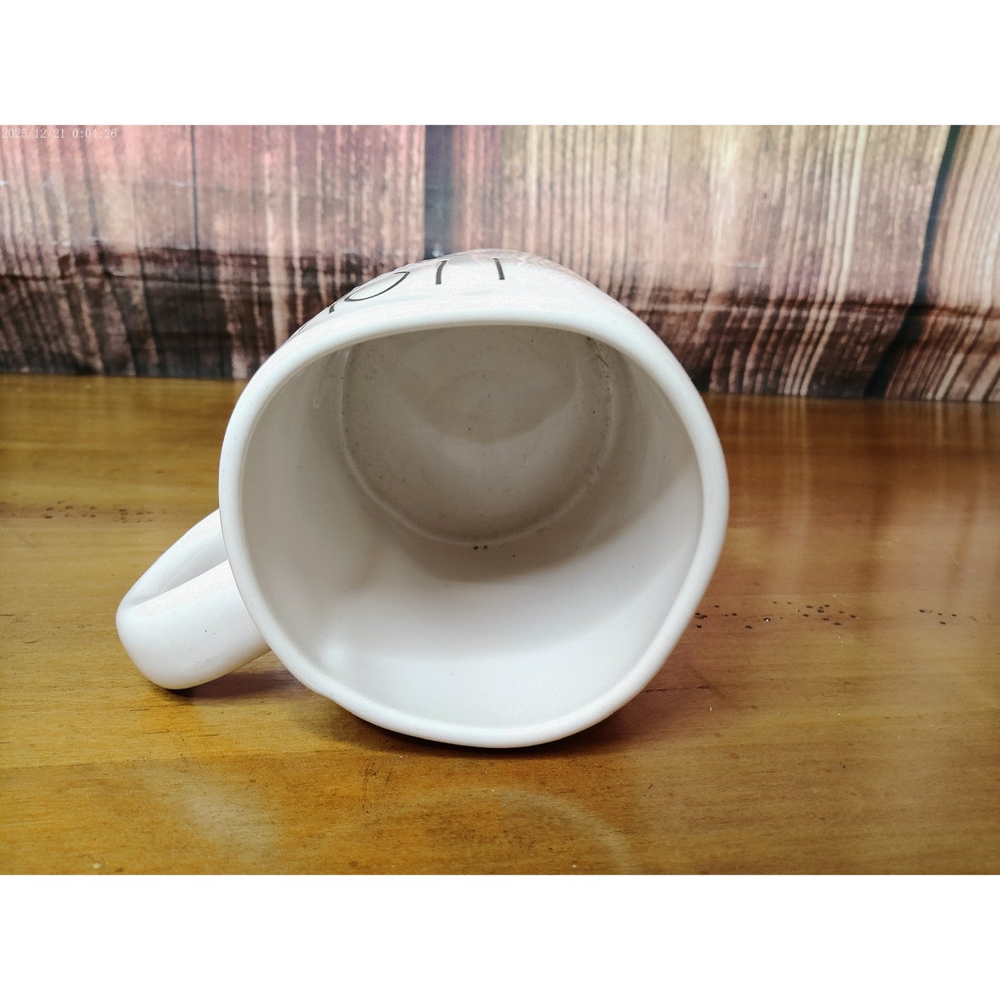 Rae Dunn Coffee Mug White I LOVE MY MOMS Mother's Day
