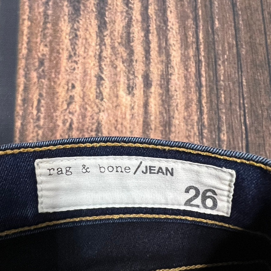 Rag & Bone Women's Skinny Jeans Size 26 Dark Wash Blue Denim